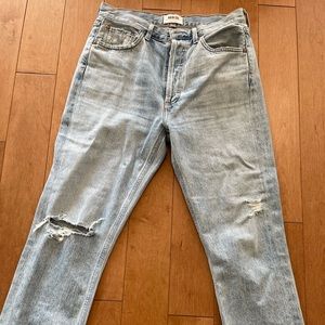 Agolde Riley high rise jeans. Size 28